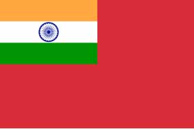 FLAG CIVIL ENSIGN, INDIA 3' X 4'