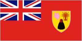 FLAG CIVIL ENSIGN, TURKS & CAICOS ISLANDS 3' X 4'