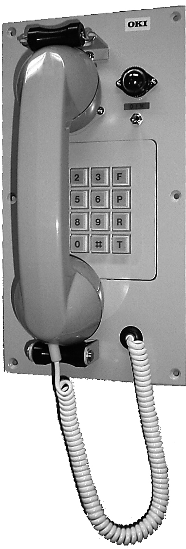 AUTO TELEPHONE DECK-WATERTIGHT, (IP55) FLUSH TYPE ODA-1782-1N