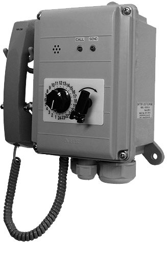 TELEPHONE MARINE BATTERY LESS, DIRECT WALL TYPE ODS4381-1