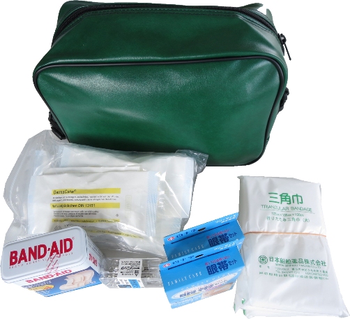 FIRST AID SATCHEL, D.T.I. SCALE 1A COMPLETE