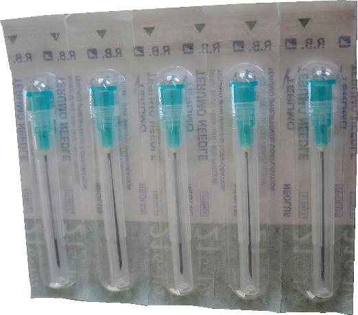 NEEDLE HYPODERMIC DISPOSABLE, 100'S