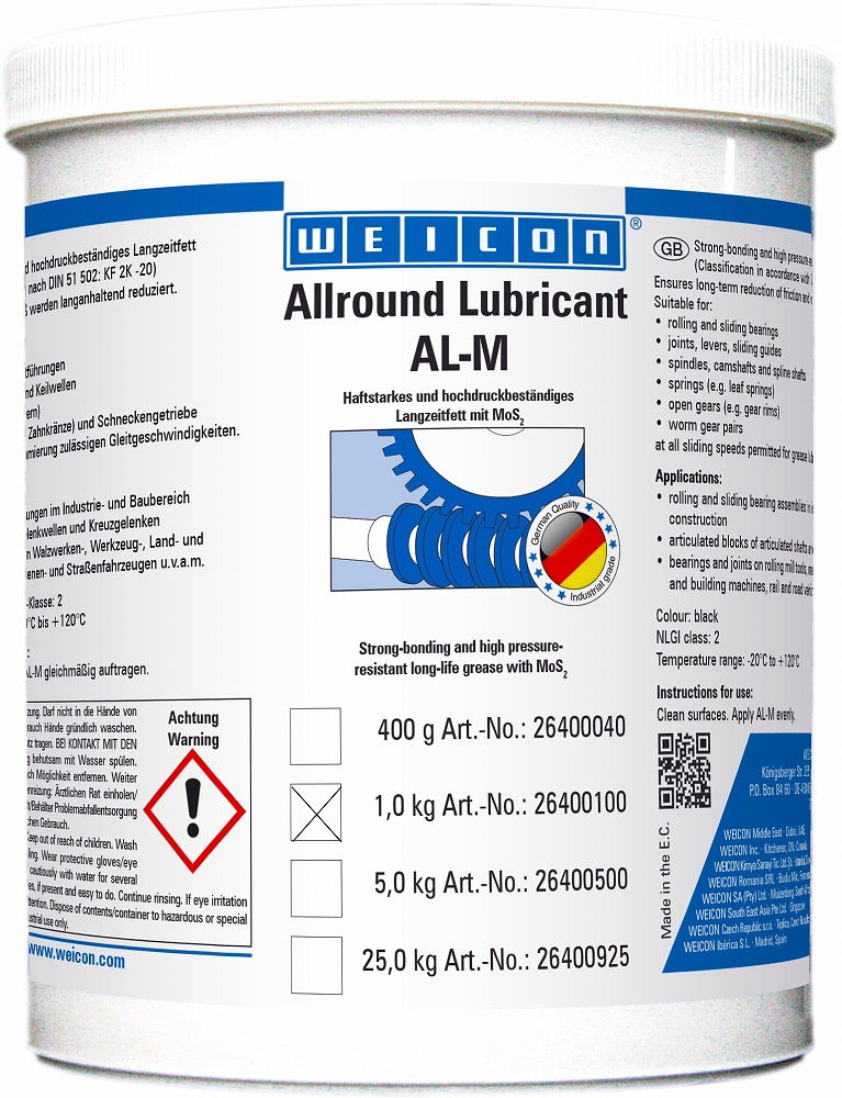 LUBRICANT ALLROUND WEICON, AL-M1000 1KGS