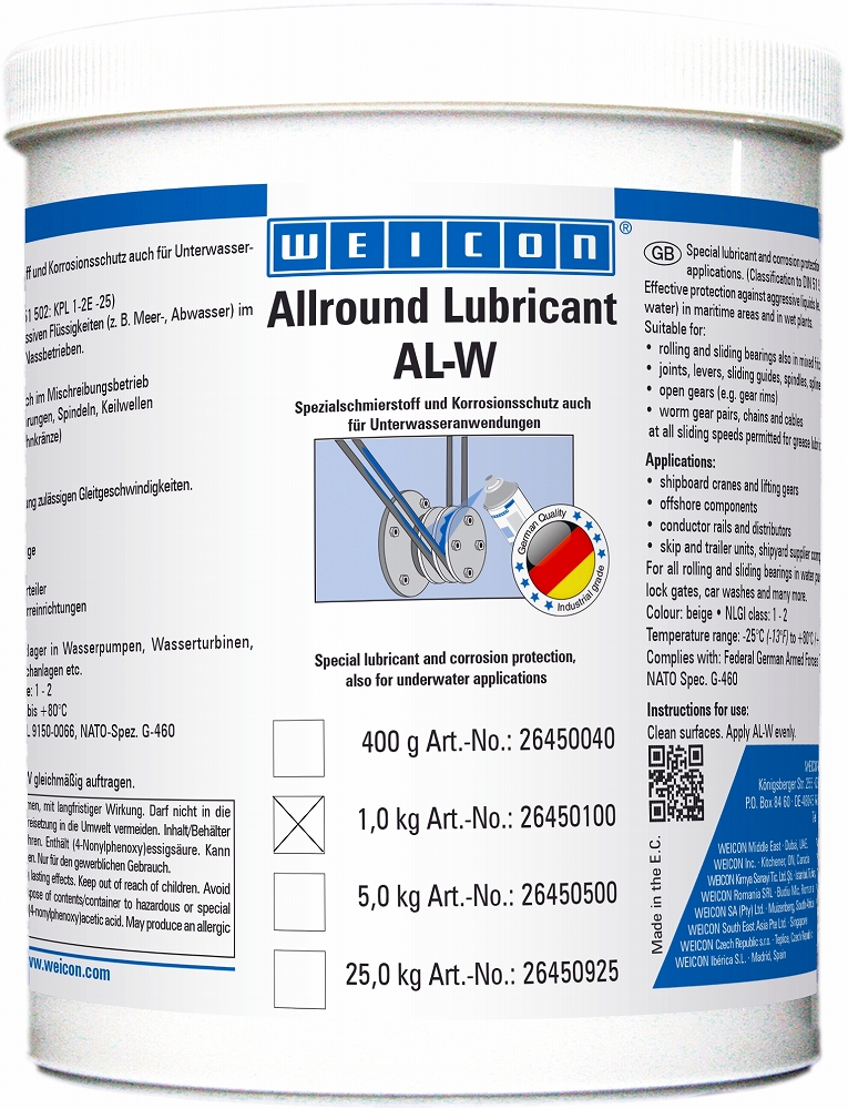 LUBRICANT ALLROUND WEICON, AL-W1000 1KGS