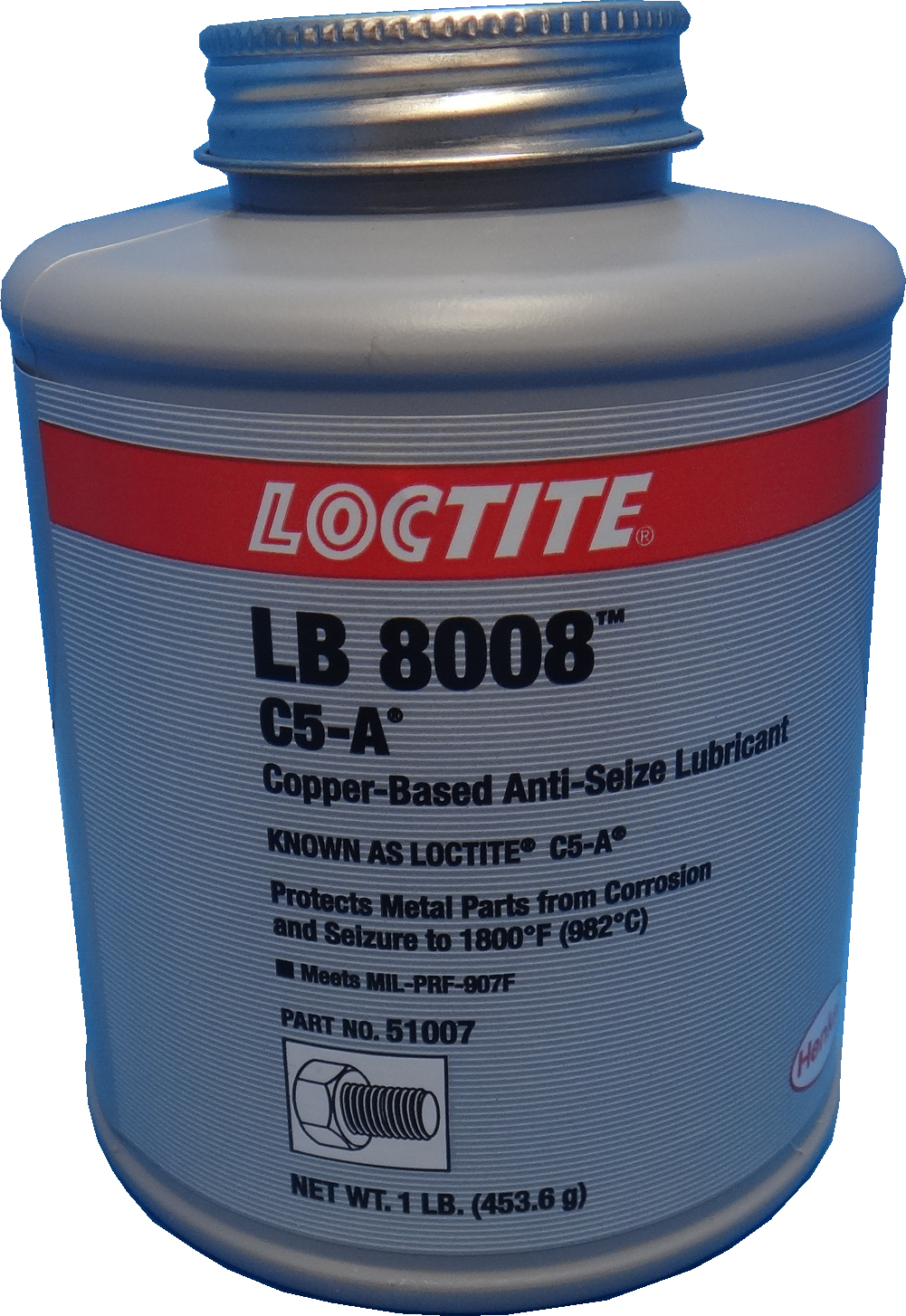 LUBRICANT ANTI-SEIZE LOCTITE, LB8008 COPPER BRUSH-TOP 210GM