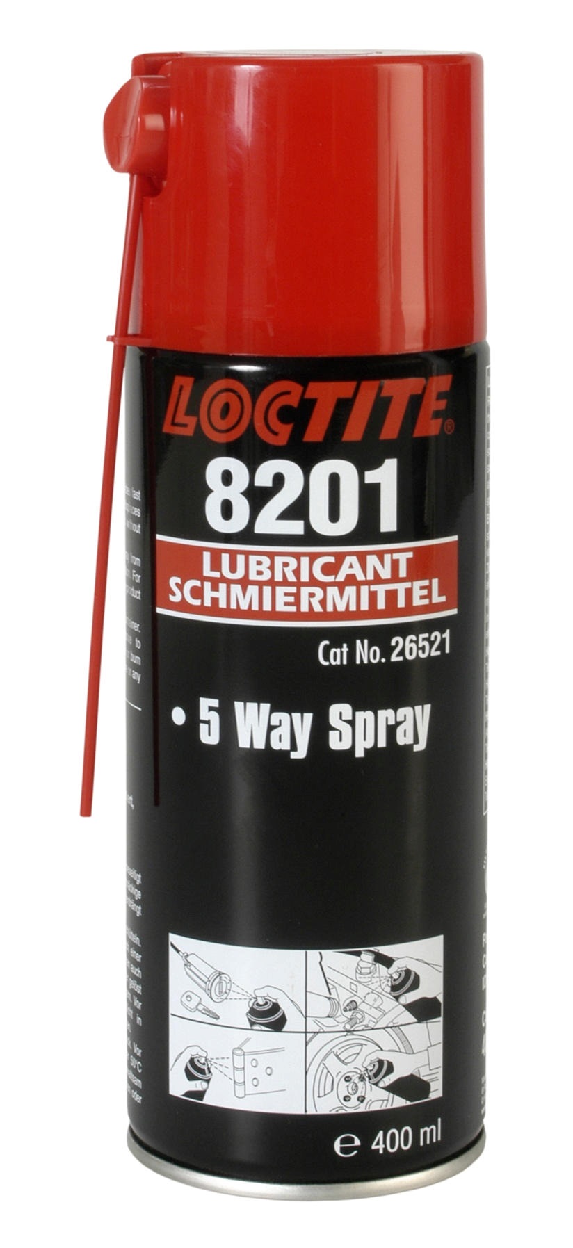 LUBRICANT GENERAL PURPOSE 8201, LOCTITE FIVE WAY SPRAY 400ML