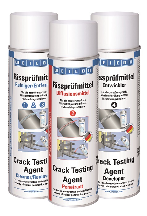 CRACK TESTING AGENT SET WEICON, CLEANER&PENETRANT&DEVELOPER