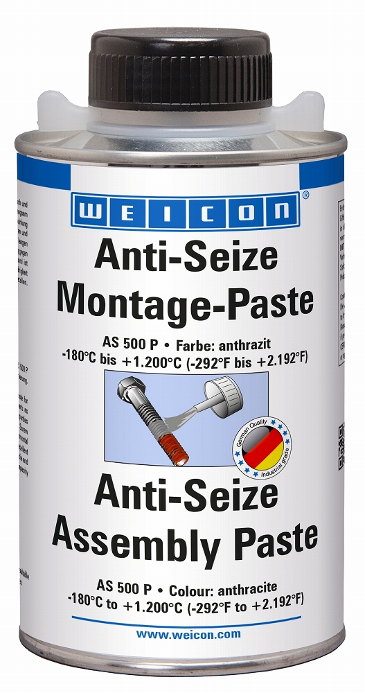 ANTISEIZE SPRAY WEICON AS 500P, BRUSH TOP CAN 500GRM