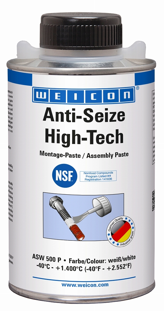 ANTI-SEIZE PASTE HIGH-TECH, ASW 500P BRUSH TOP CAN 500GRM