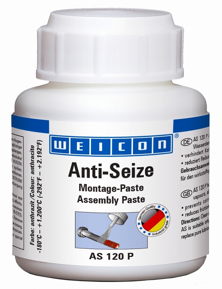 ANTI-SEIZE PASTE WEICON, AS 120P BRUSH TOP CAN 120GRM