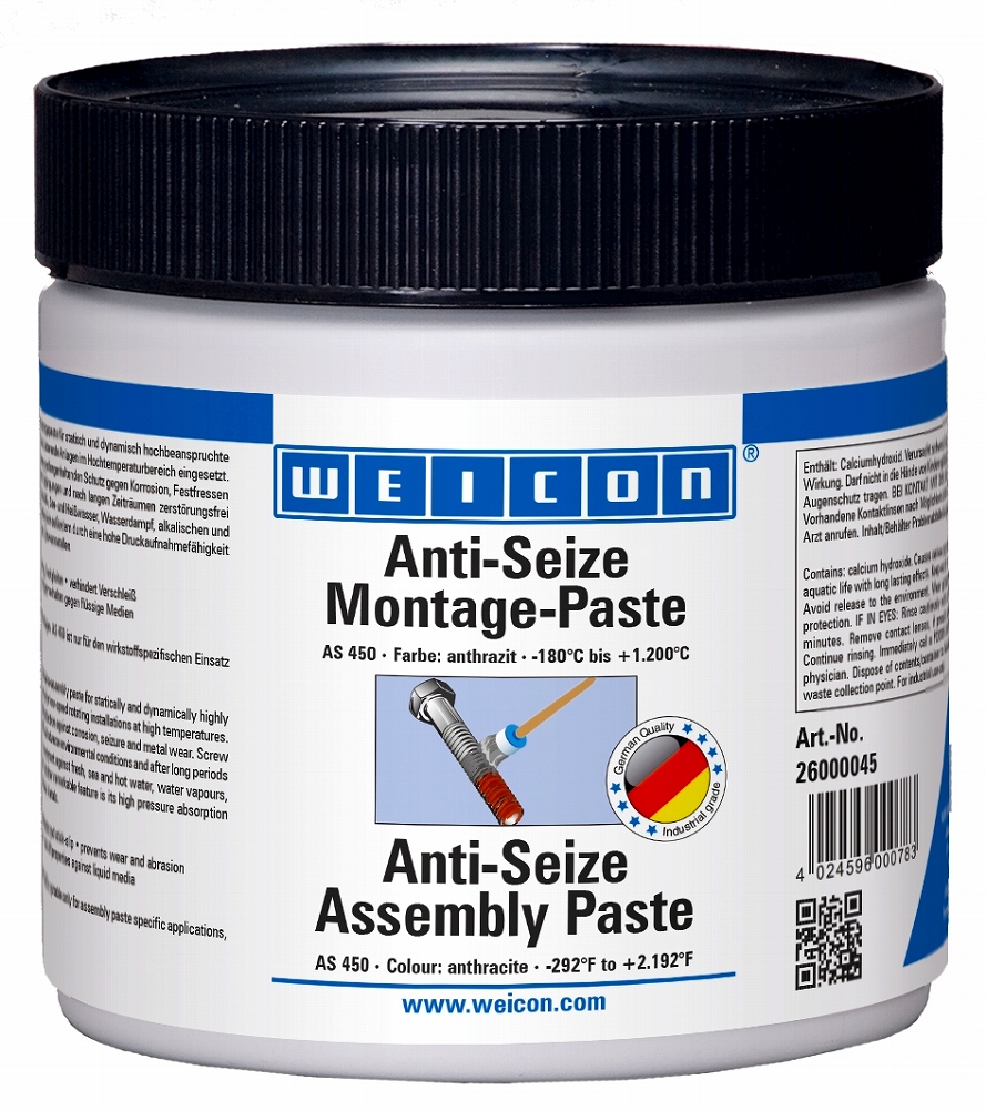 ANTI-SEIZE PASTE WEICON AS-450, CAN 450 GRM