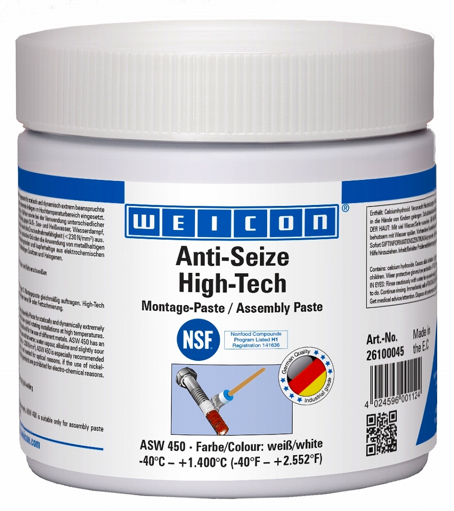 ANTI-SEIZE PASTE HIGH-TECH, ASW 450 CAN 450GRM