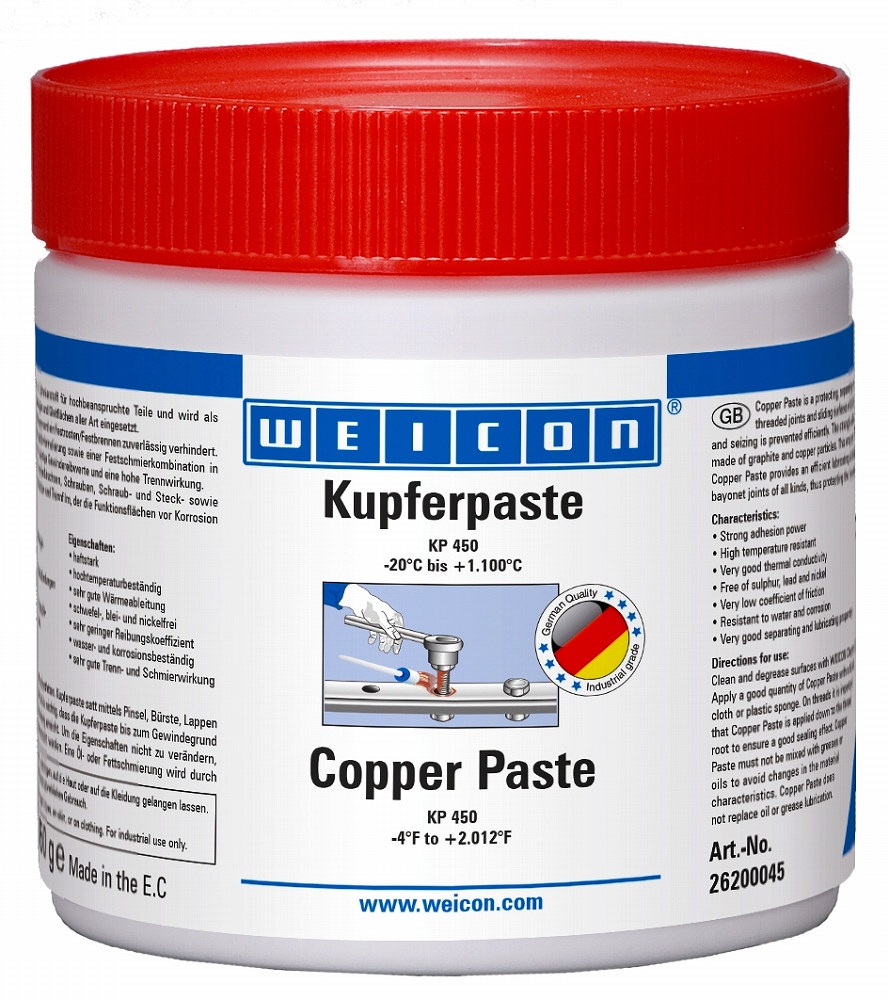 ANTI-SEIZE COPPER PASTE WEICON, KP 450 450GRM