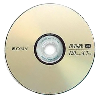 DVD-RW BALNK DISC 4.7GB, 5'S/PKT