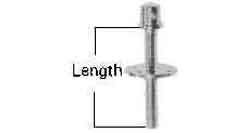 LEG FASTENER BRASS L100MM