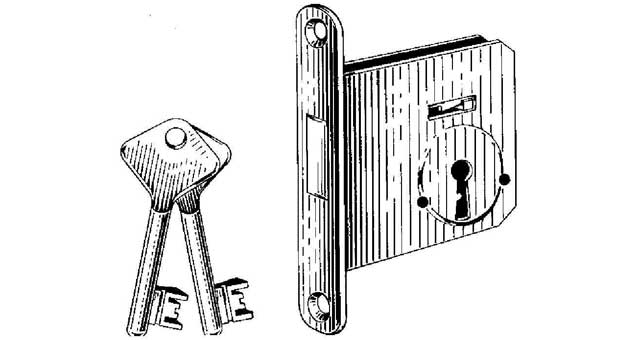 DEAD LOCK MORTISE, SCHWEPPER 1172