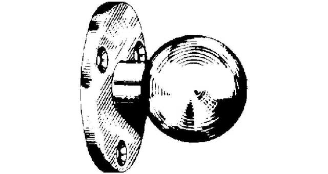 KNOB DOOR BASE DIA 70MM, SCHWEPPER 5249