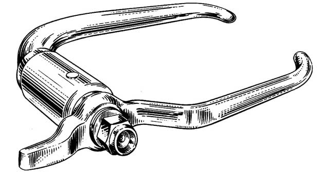 DOG ASSEMBLY W/2 HANDLE, DISTANCE 174 MM SCHWEPPER 104A