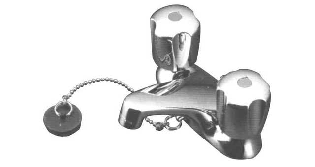 FAUCET MIXING LAVATORY TOTO, TL306R4GUR DOUBLE HANDLE 1/2"