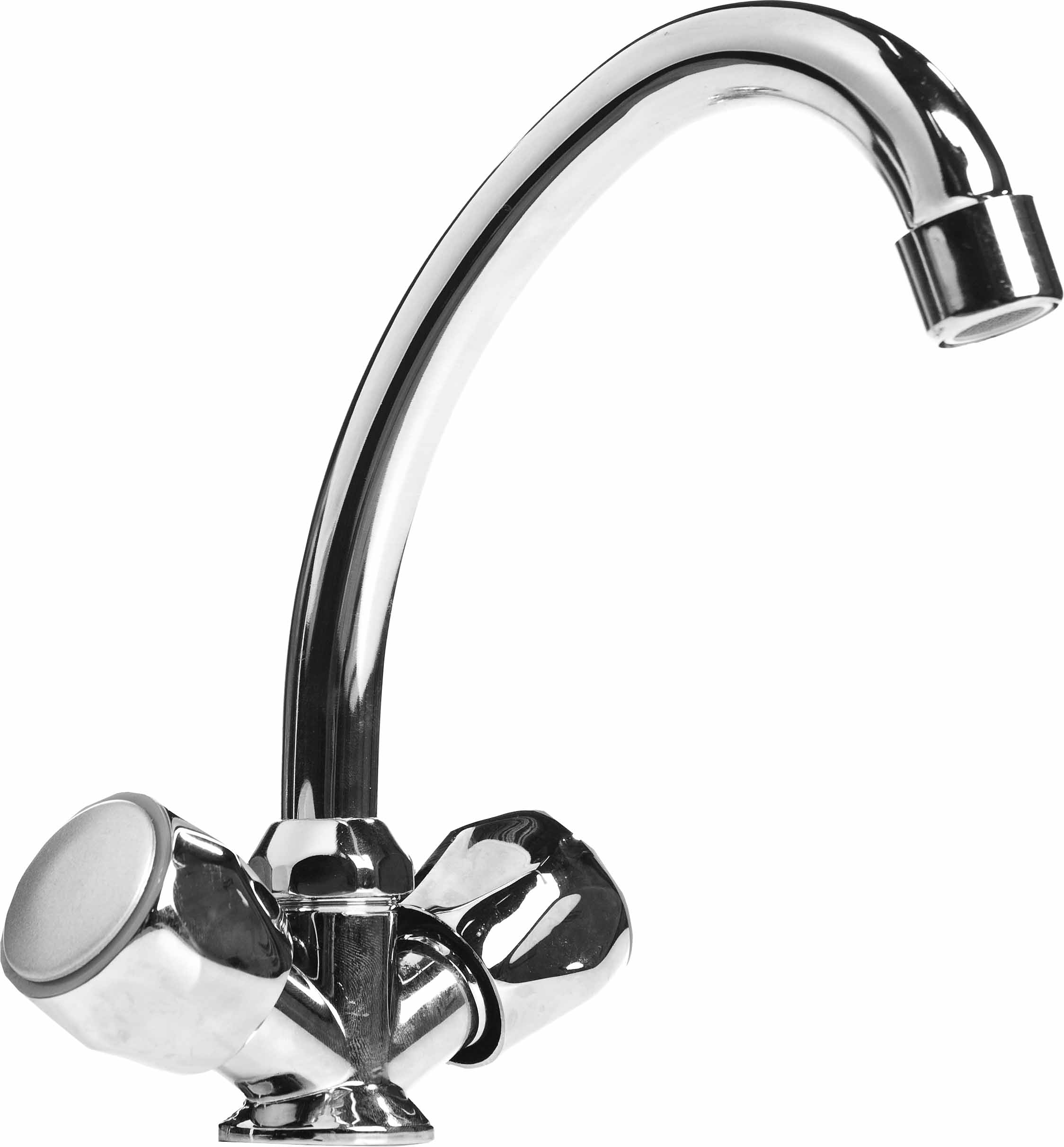 FAUCET WASHBASIN SA555020, 1 HOLE W/SWIVEL SPOUT 140MM