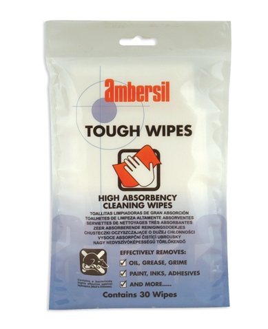 WIPE HAND CLEANING TOUGH WIPES, 30'S/PKT