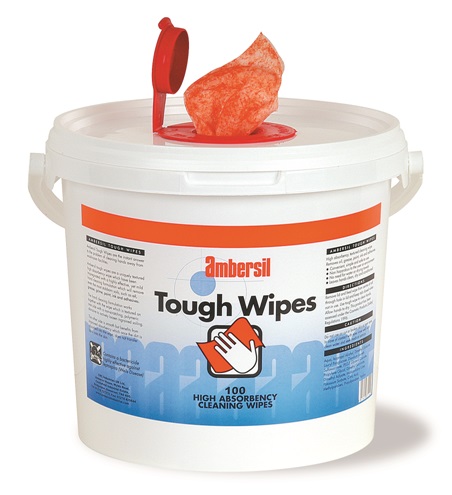 WIPE HAND CLEANING TOUGH WIPES, 100 100'S/PKT