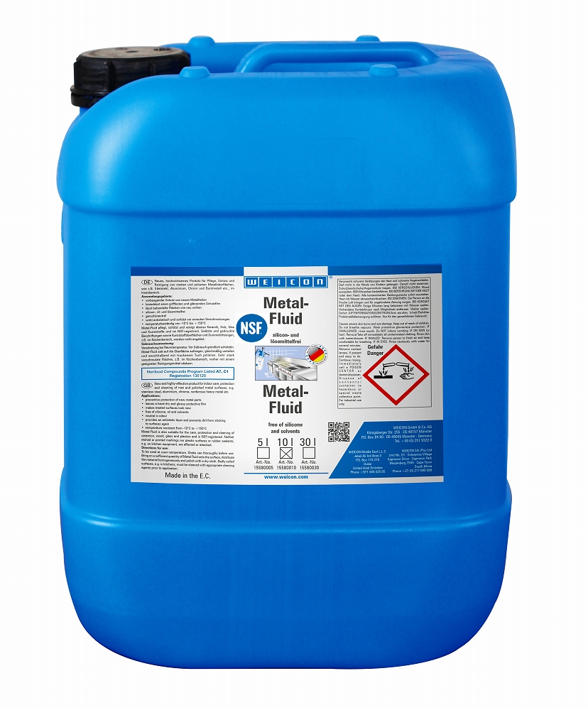 CLEANER METAL-FLUID CLEANING, & PROTECTION WEICON 10LTR