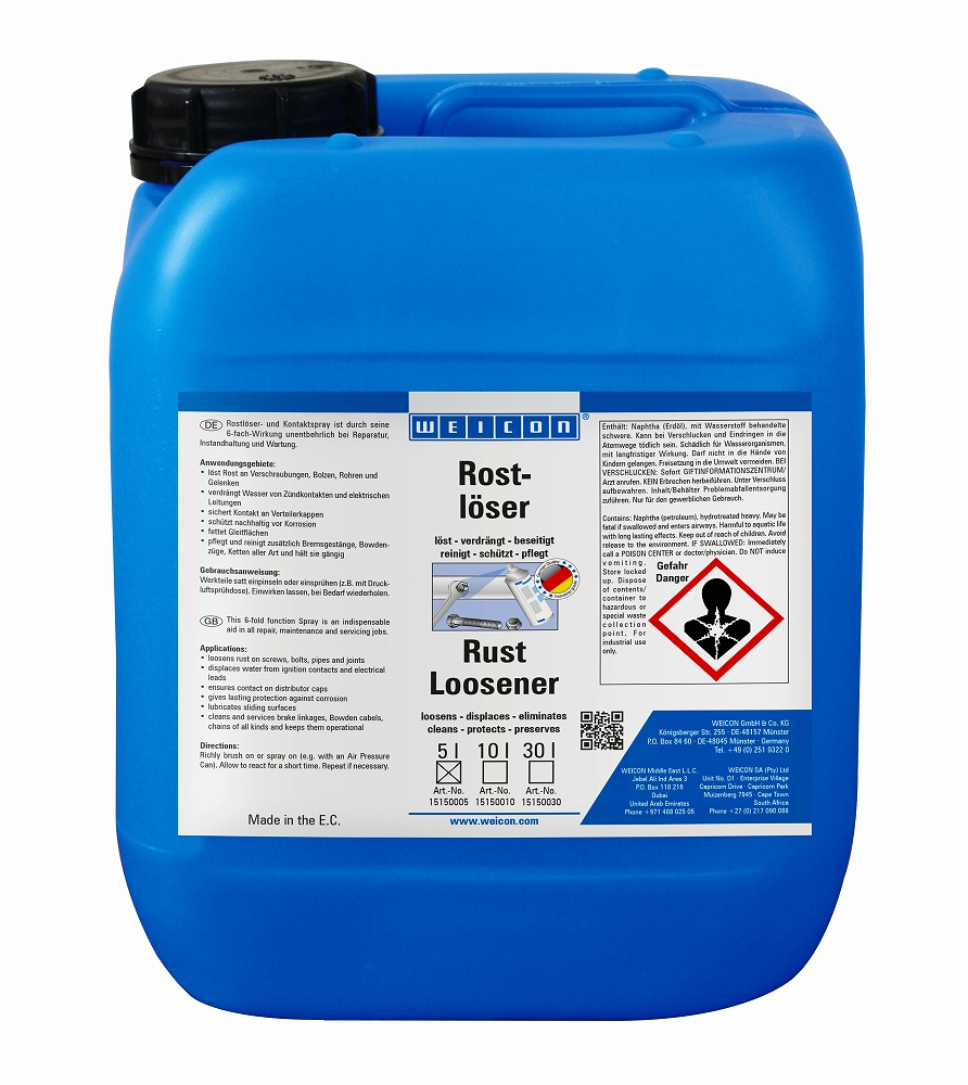 LOOSENER RUST 6 FOLD FUNCTION, WEICON 5LTR