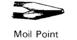 CHISEL MOIL POINT HEX SHANK, FOR PNEUMATIC CHIPPING HAMMER