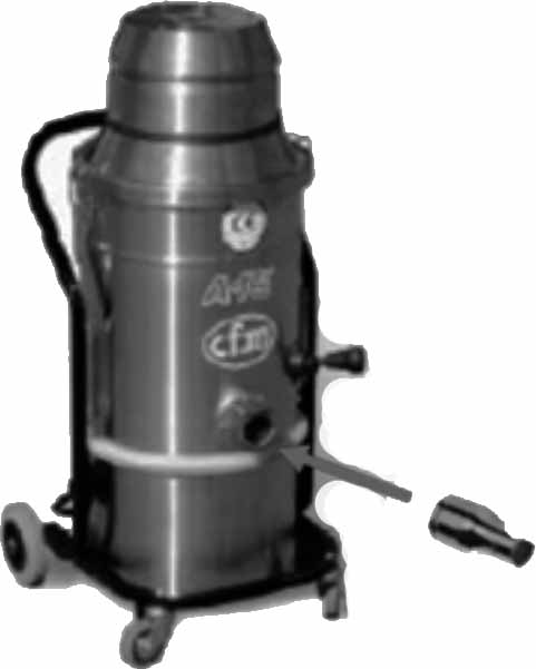 VACUUM CLEANER INDUSTRIAL, PNEUMATIC 25LTR