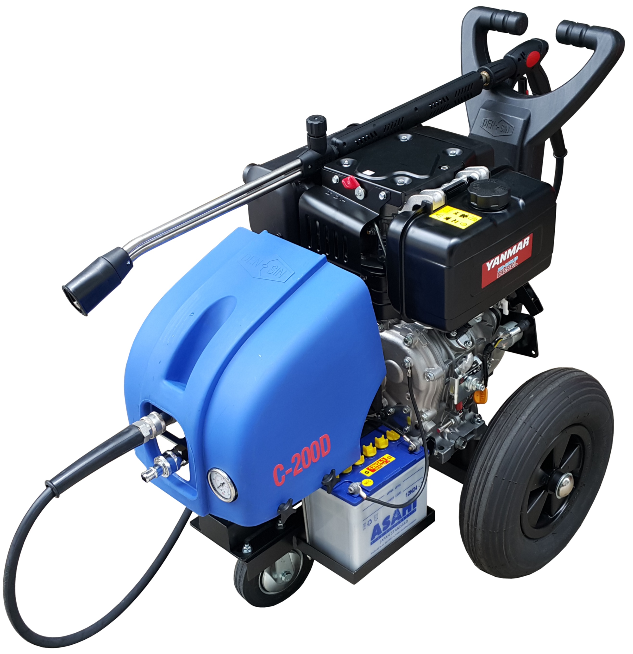 CLEANER HIGH PRESSURE ENGINE, C-150D DIESEL 6HP 15.2LTR/MIN