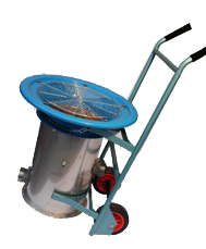 TROLLEY FOR GAS FREEING FAN