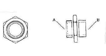 ADAPTOR DOUBLE ENDED FOR, J.J.TANK CLEANING MACHINE