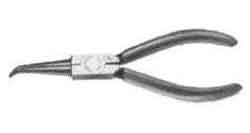 PLIER BENT-NOSE, PLASTIC COVERED HANDLE 150MM