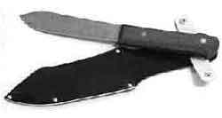 KNIFE HEAVY-DUTY WITH LEATHER, CASE