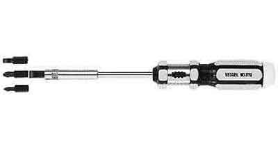 SCREWDRIVER RATCHET WITH BITS, INTERCHANGEABLE -5/-7/#1/#2