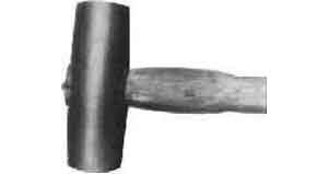 HAMMER BRASS HANDLED, NO.1/2 (0.25KGS)