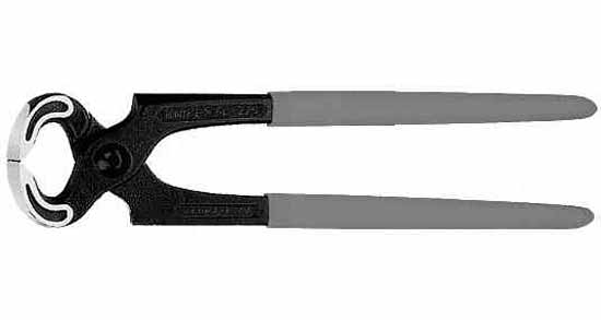 PINCER CARPENTERS' PLASTIC, COATED HANDLE L:250MM