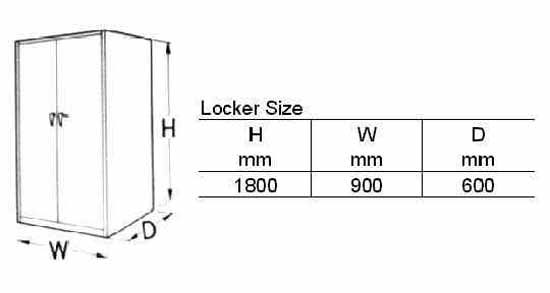 MASTER TOOLS & PARTS LOCKER, MTL-6011 H1800XW900XD600MM