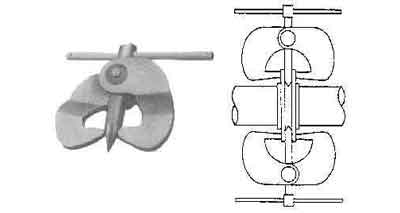 FLANGE JACK #30 2PCS/SET