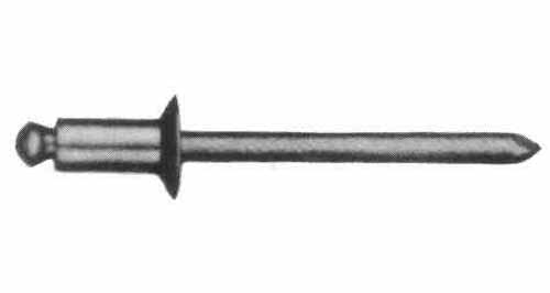 RIVET BLIND OPENTYPE ALUM-BODY, STEEL-MANDREL 3.2X9.8MM 60'S