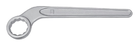 WRENCH 12P SINGLE END ANGLE, 17MM STAINLESS STEEL