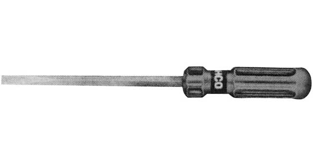 SCREWDRIVER BLADE W/HEXAGONAL, SECTION BAHCO #BE-6860 150MM