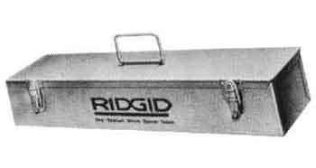 CARRYING CASE METAL RIDGID, FOR DROP HEAD THREADER #12-R