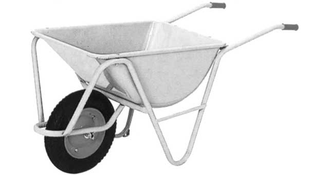 WHEELBARROW STEEL ONE WHEEL