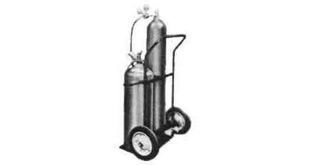 CARRIER CYLINDER FOR 1 OX GAS, STEEL FRAME