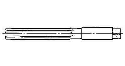 REAMER HAND STRAIGHT FLUTE, 3.0X72MM