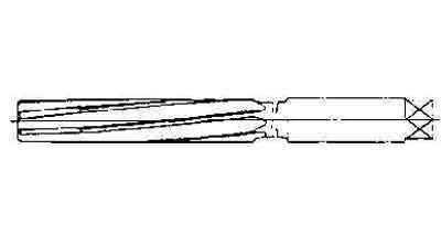 REAMER HAND HELICAL FLUTE, 8.0X115MM