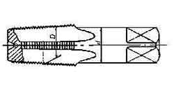 TAP TAPER F0R TAPER THREAD, RC3/8X19T CARBON STEEL