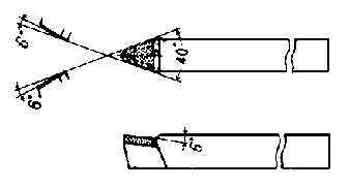 TOOL WITH CARBIDE TIP SINGLE, #36-0 STRAIGHT 10X10X80MM